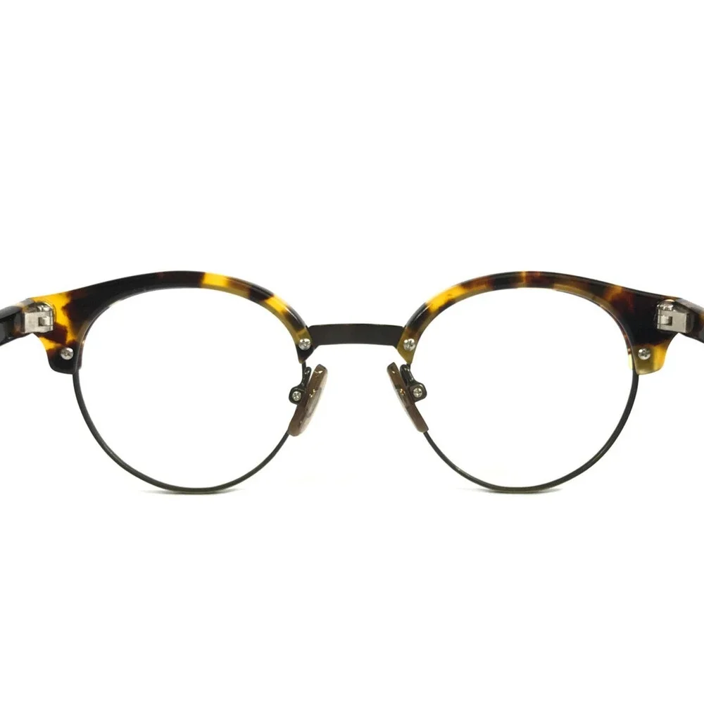 Vintage Oliver Peoples Eyeglasses Frames MP-15 DTB/AG Dk Tort Ant Gold 42-20-135